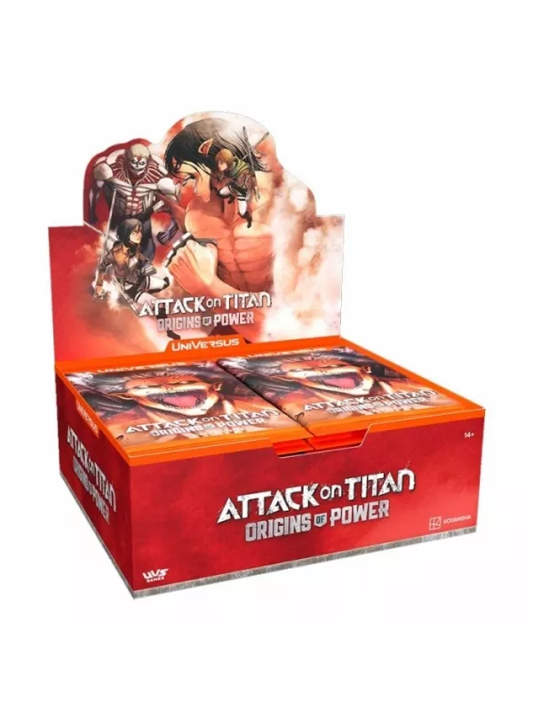 Booster Display Attack on Titan Origins of Power Booster Display (24 Unidades)