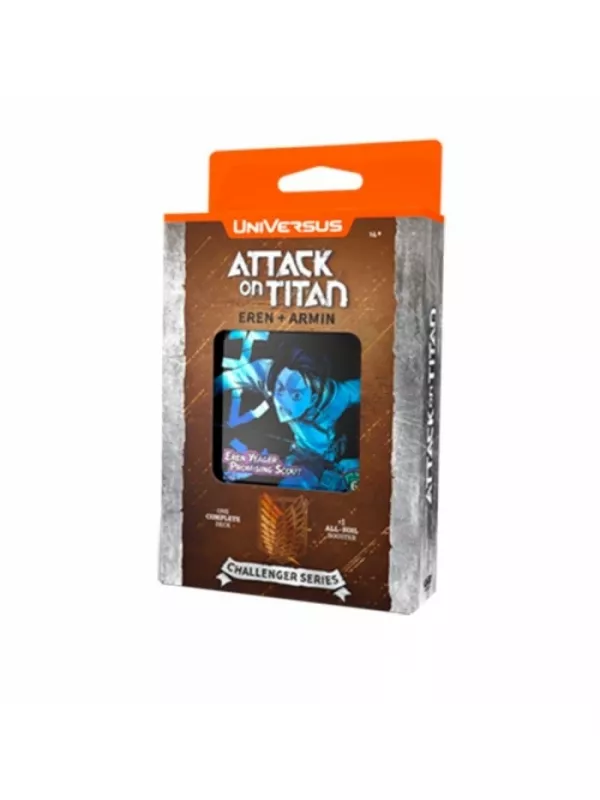 Deck Display Attack on Titan "Battle for Humanity" Challenger Series (4 Unidades)