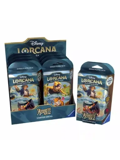 [DISNEYLORCANATCG-11098459] Mazos para un jugador (8 unidades) Azurite Sea